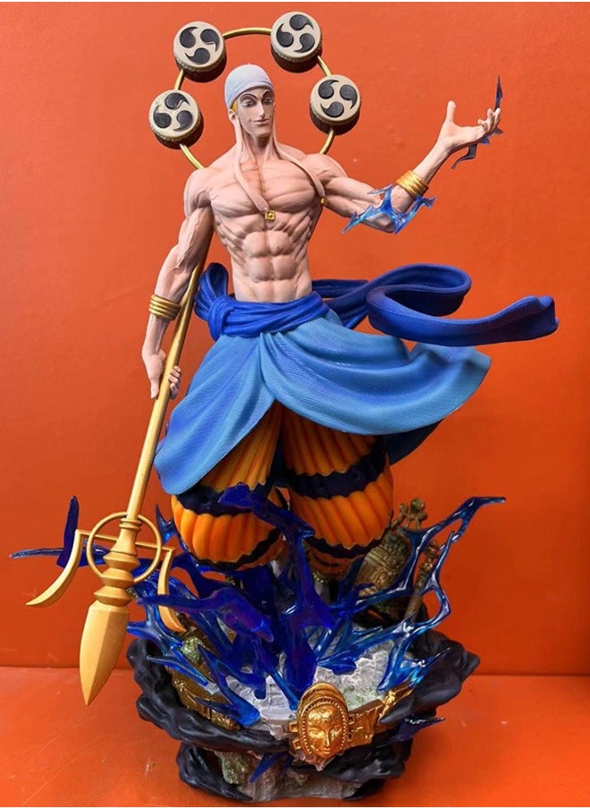 One Piece Enu Ling Thunder Fruit Anime Hands Surrounding Model Statue Swing