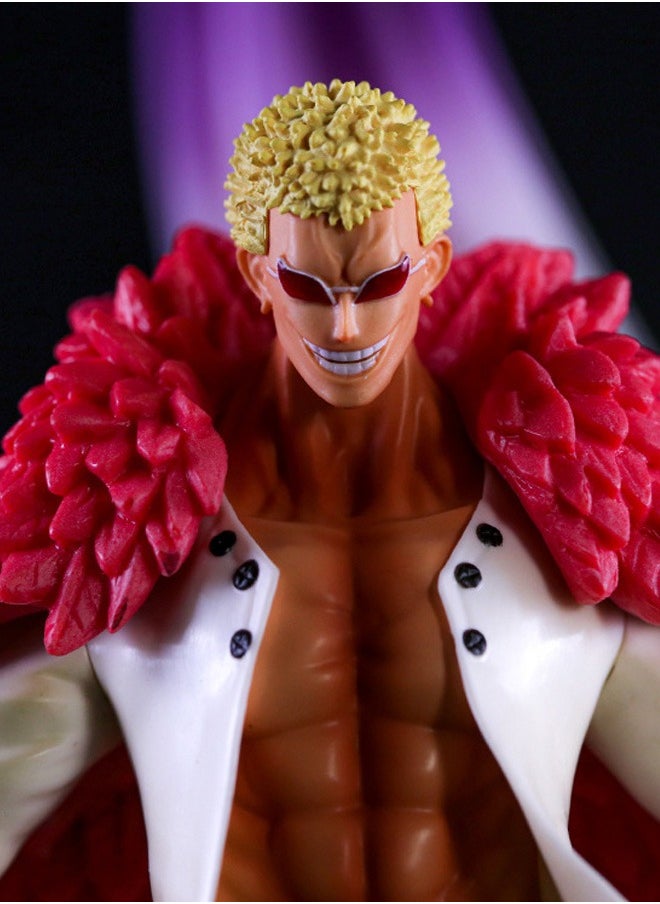 One Piece Seven Warlords of the Sea Doflamingo Anime Peripheral Figure Statue Model Ornaments