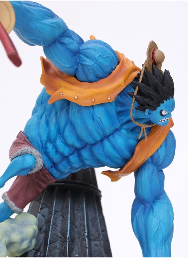 One Piece Blue Dream Demon Luffy Nightmare Anime Around Hand-made Model Statue Ornaments