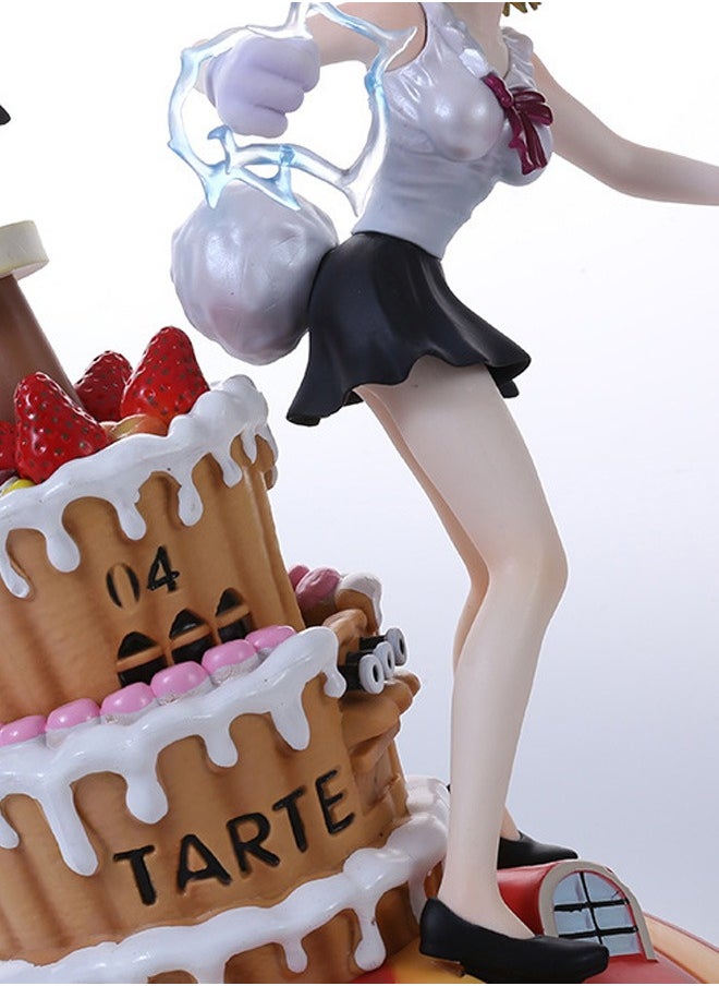 One Piece Gallot Anime Sweet Surrounding Model Statue Swing