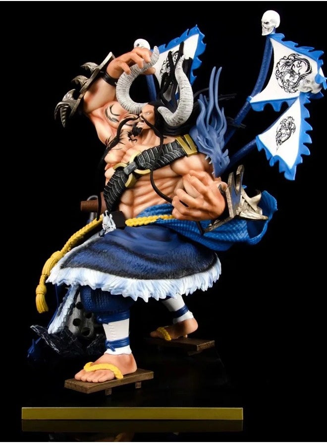 One Piece Figure Four Emperors Armed Kaido Anime Peripheral Figure Model Statue Ornaments