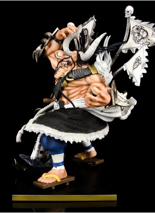 One Piece Figure Four Emperors Armed Kaido Anime Peripheral Figure Model Statue Ornaments