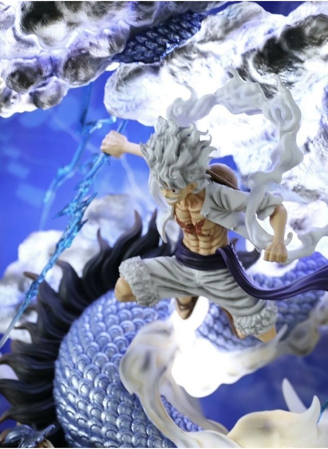 One Piece figure Nika Luffy VS Kaido anime surrounding figure statue model ornaments