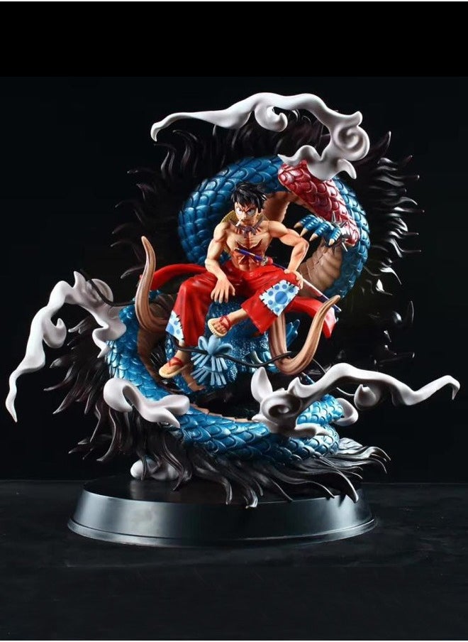 Luffy Kaido base anime surrounding figure statue model ornaments