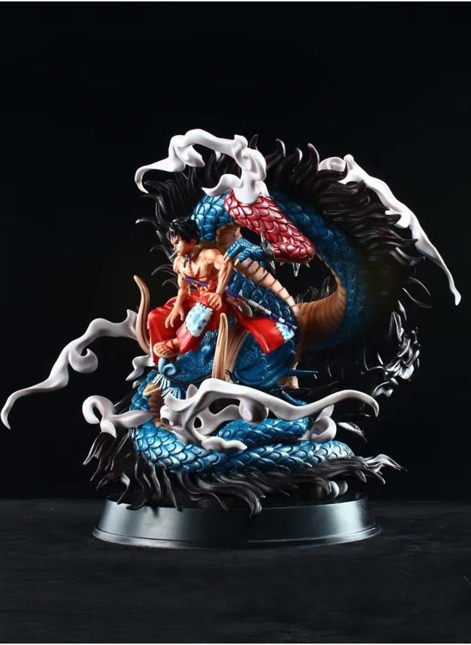 Luffy Kaido base anime surrounding figure statue model ornaments