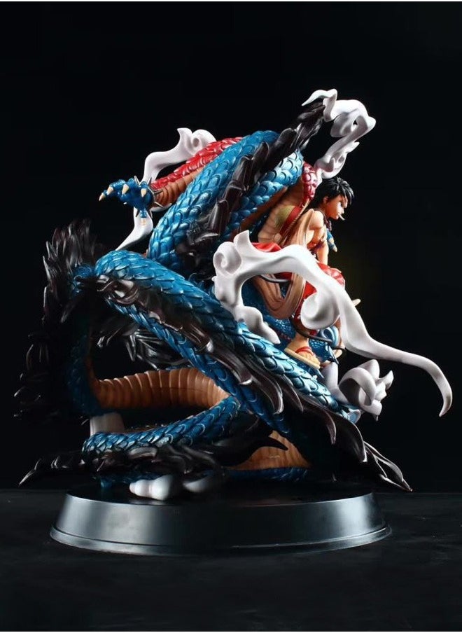 Luffy Kaido base anime surrounding figure statue model ornaments