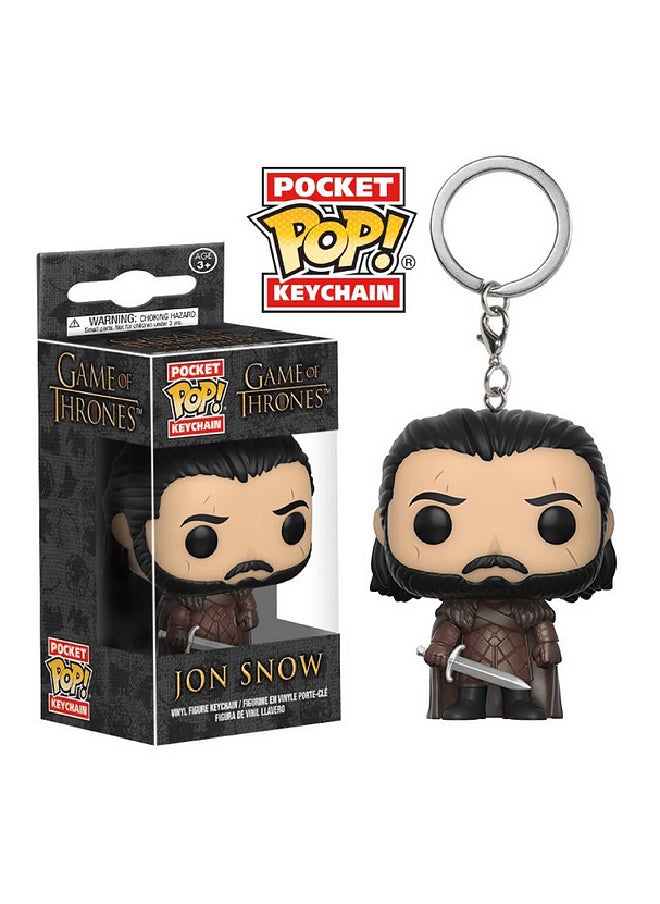 Marvel - Game Of Thrones S7 Jon Snow Keychain Figure 5x8x4cm