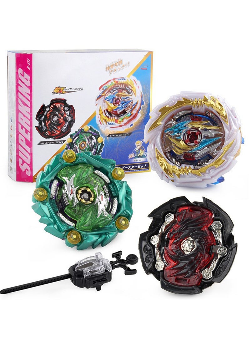 Beyblade Toy Boxed Battle Beyblade With Launcher Beyblade Toy (Fire/B171E Three Boxes In One)