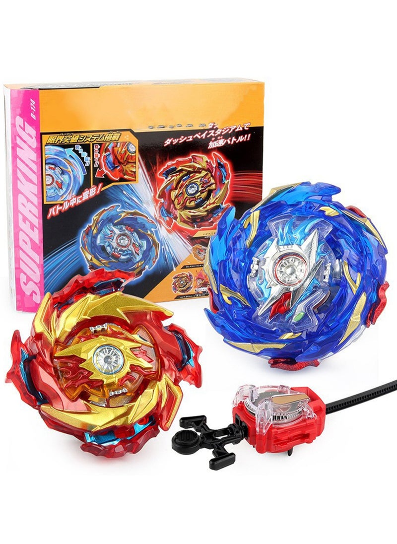 Beyblade Toy Boxed Battle Beyblade With Launcher Beyblade Toy (Fire/B174-E Set 2 in 1)