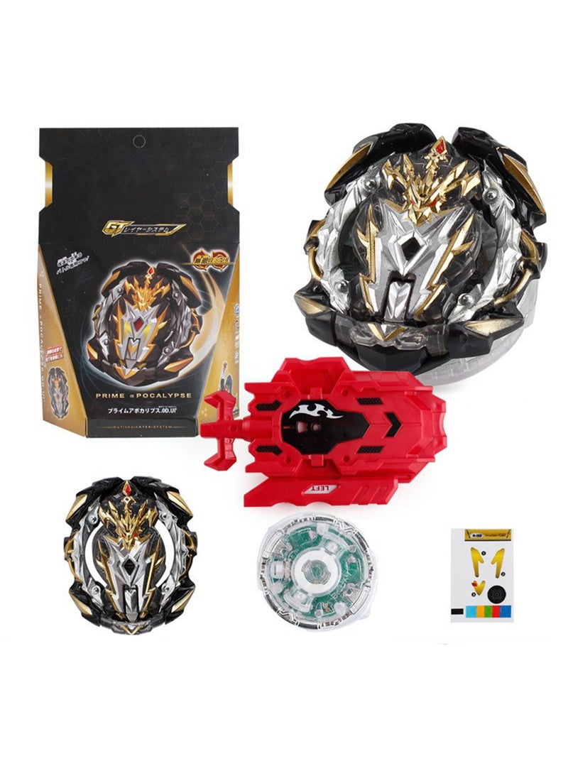 Beyblade Toy Boxed Battle Beyblade With Launcher Beyblade Toy (Fire/B-153-2D Black Electric Edition Boxed)