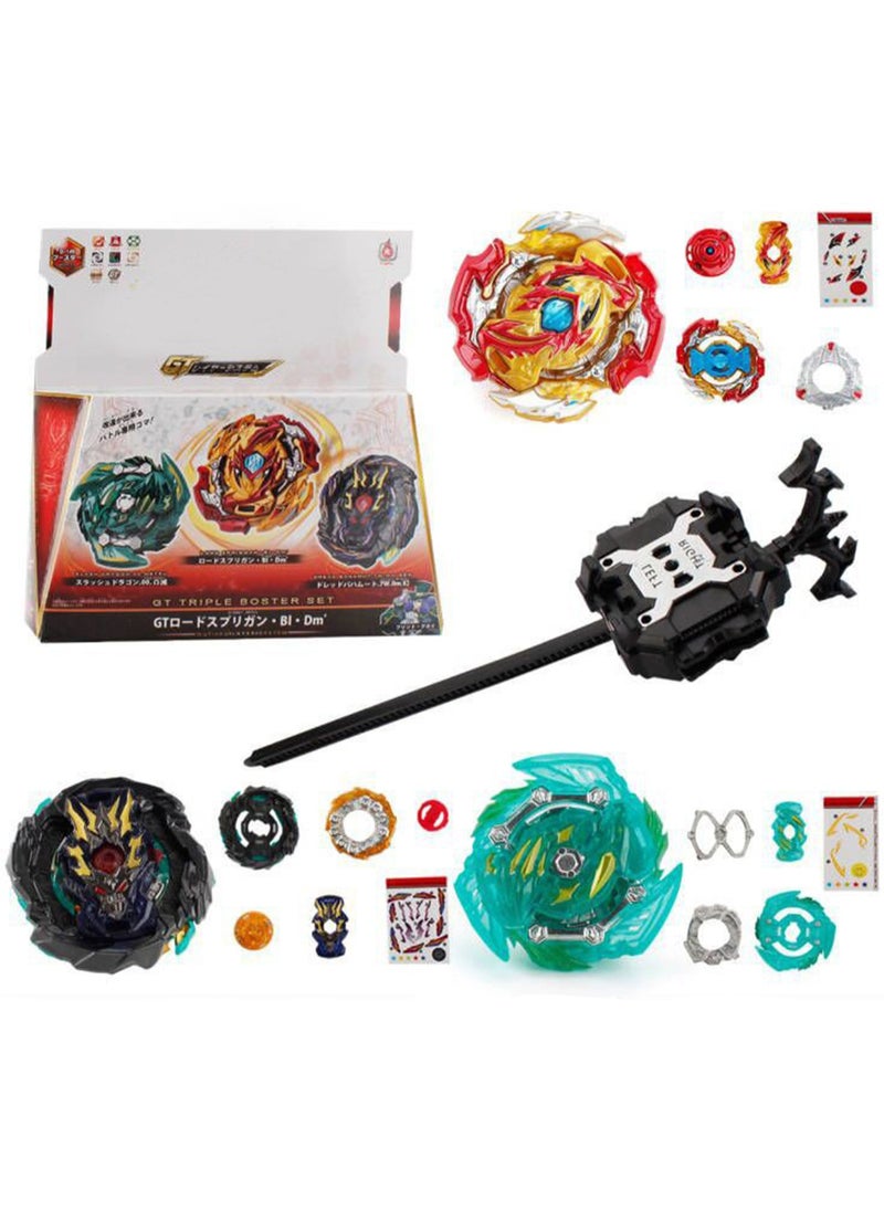 Beyblade Toy Boxed Battle Beyblade With Launcher Beyblade Toy (Fire/B149-3B three-in-one)