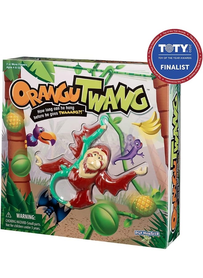 Orangutwang Kids Game - How Long Can He Hang Before He Goes Twaaang?!