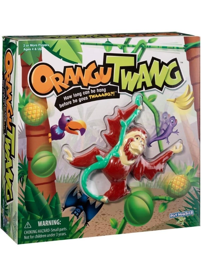 Orangutwang Kids Game - How Long Can He Hang Before He Goes Twaaang?!