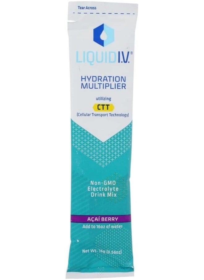 Liquid I.V. IV Acai Berry Hydration Drink Mix Single, 0.56 OZ