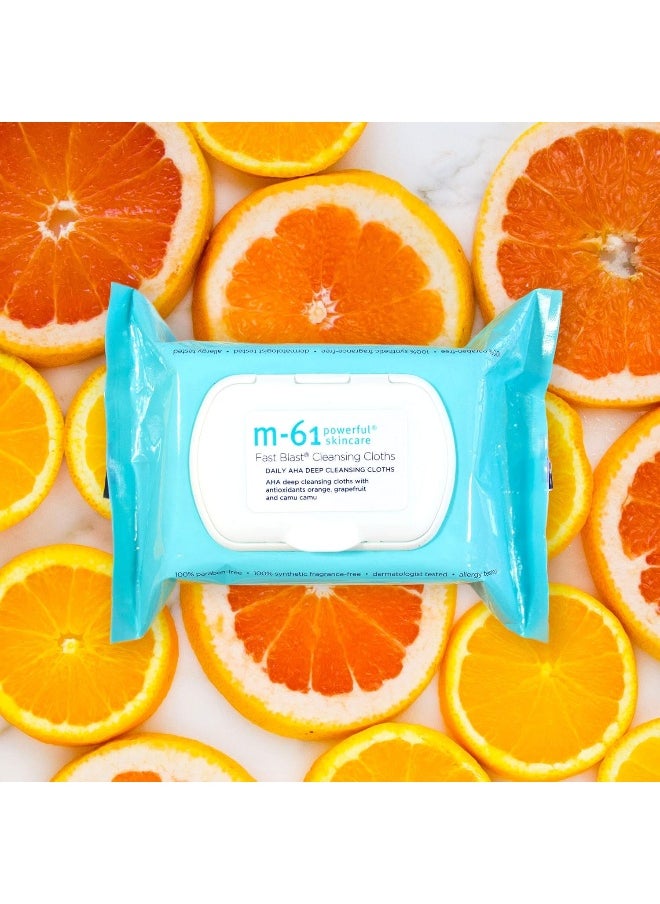 m-61 Fast Blast Cleansing Cloths