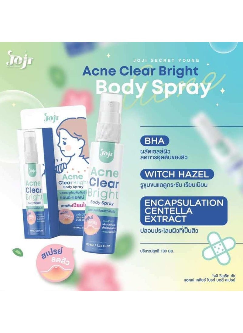 Joji Acne Clear Bright Body Spray