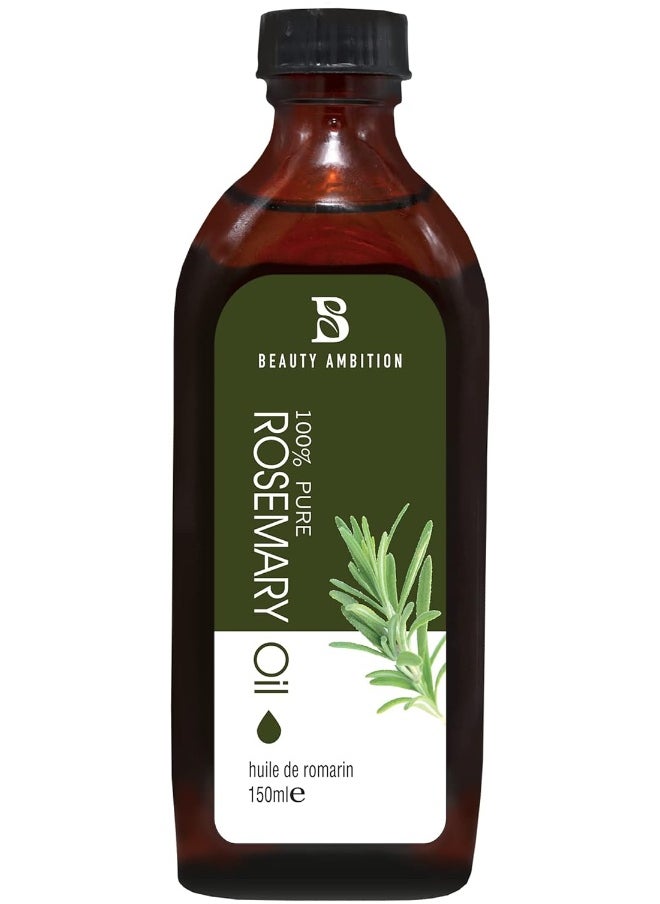 Rosemary Oil For Aromatherapy - Help Relieve Pain Plus Scalp And Hair Oil For Enhanced Shine - 150Ml