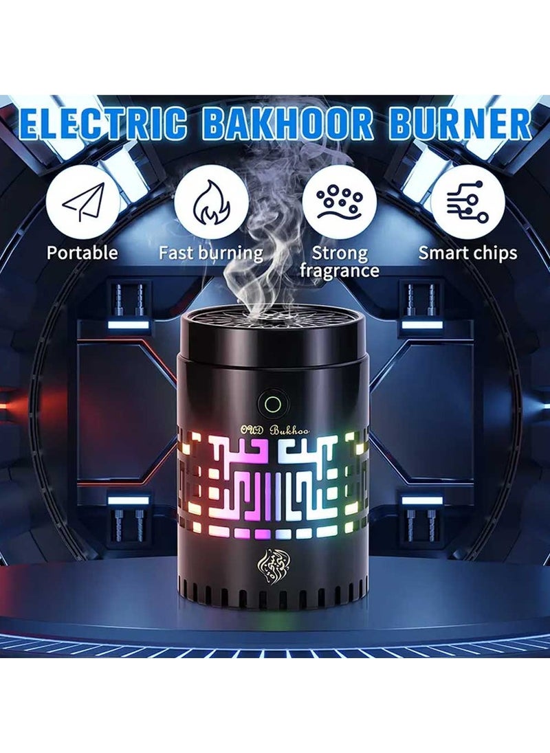 Bakhoor Arabic Electric Incense Oud Burner with Full Quran Muslim Speaker Remote and App Control