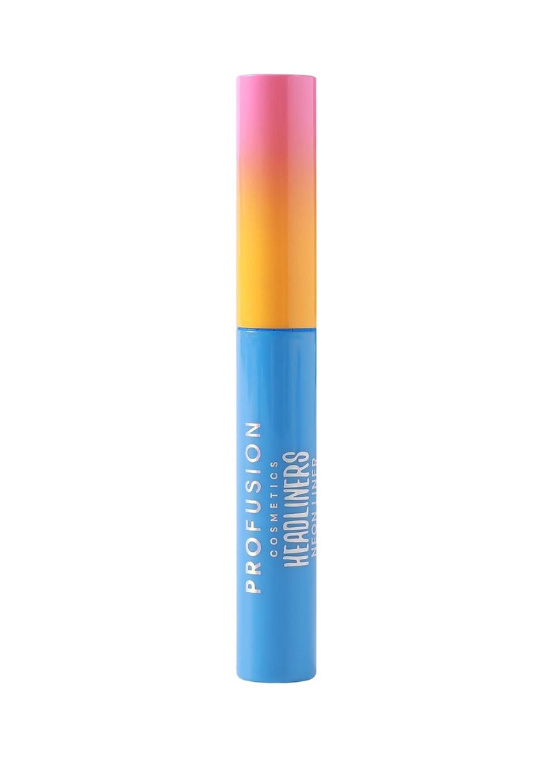 Its a Vibe Headliners Neon Liners Vibrant Colored Liquid Eyeliners for Festival Season Glam Long Wearing 4 Unique Shades Makeup for Women and Girls