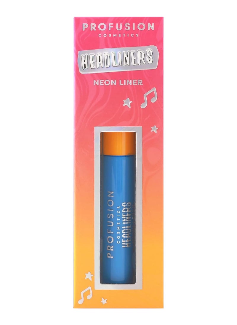 Its a Vibe Headliners Neon Liners Vibrant Colored Liquid Eyeliners for Festival Season Glam Long Wearing 4 Unique Shades Makeup for Women and Girls