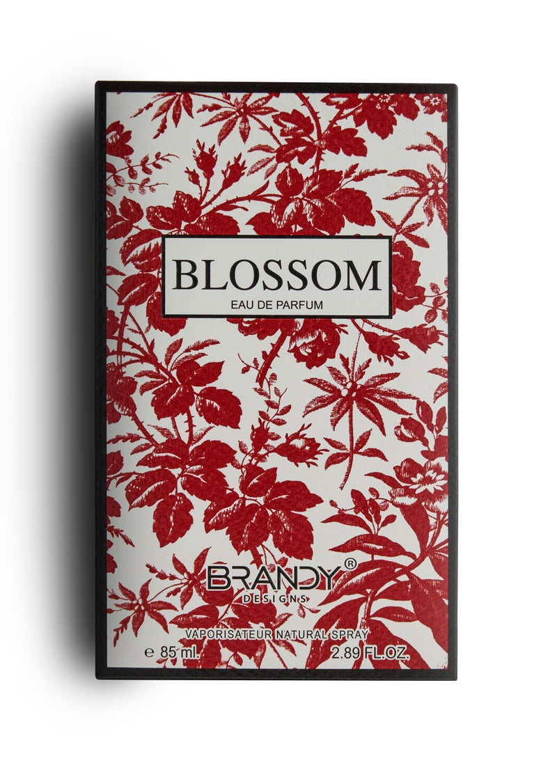 Brandy Designs Blossom Parfum Luminous Floral Fragrance with Jasmine, Tuberose & Neroli for a Fresh, Radiant Scent - 85ml