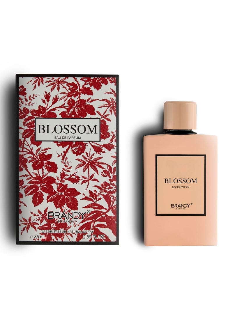 Brandy Designs Blossom Parfum Luminous Floral Fragrance with Jasmine, Tuberose & Neroli for a Fresh, Radiant Scent - 85ml