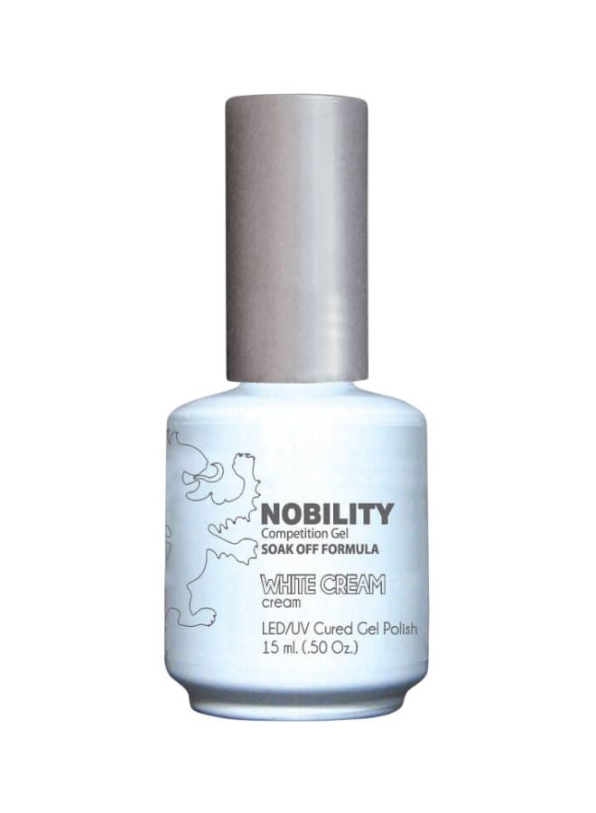 Nobility LED/UV Cured Gel Polish White Cream