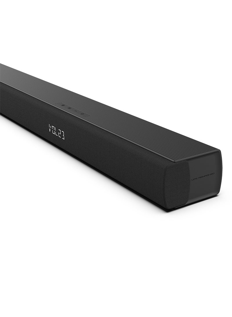 5.1 Channel Soundbar With 6.5-inch Wireless Subwoofer, 540W Max Audio Power, 5.3 Wireless Bluetooth, Powered By DTS Virtual:X, Ezplay,Tvmode, HDMI ARC/Optical/AUX/USB HS5100 Black