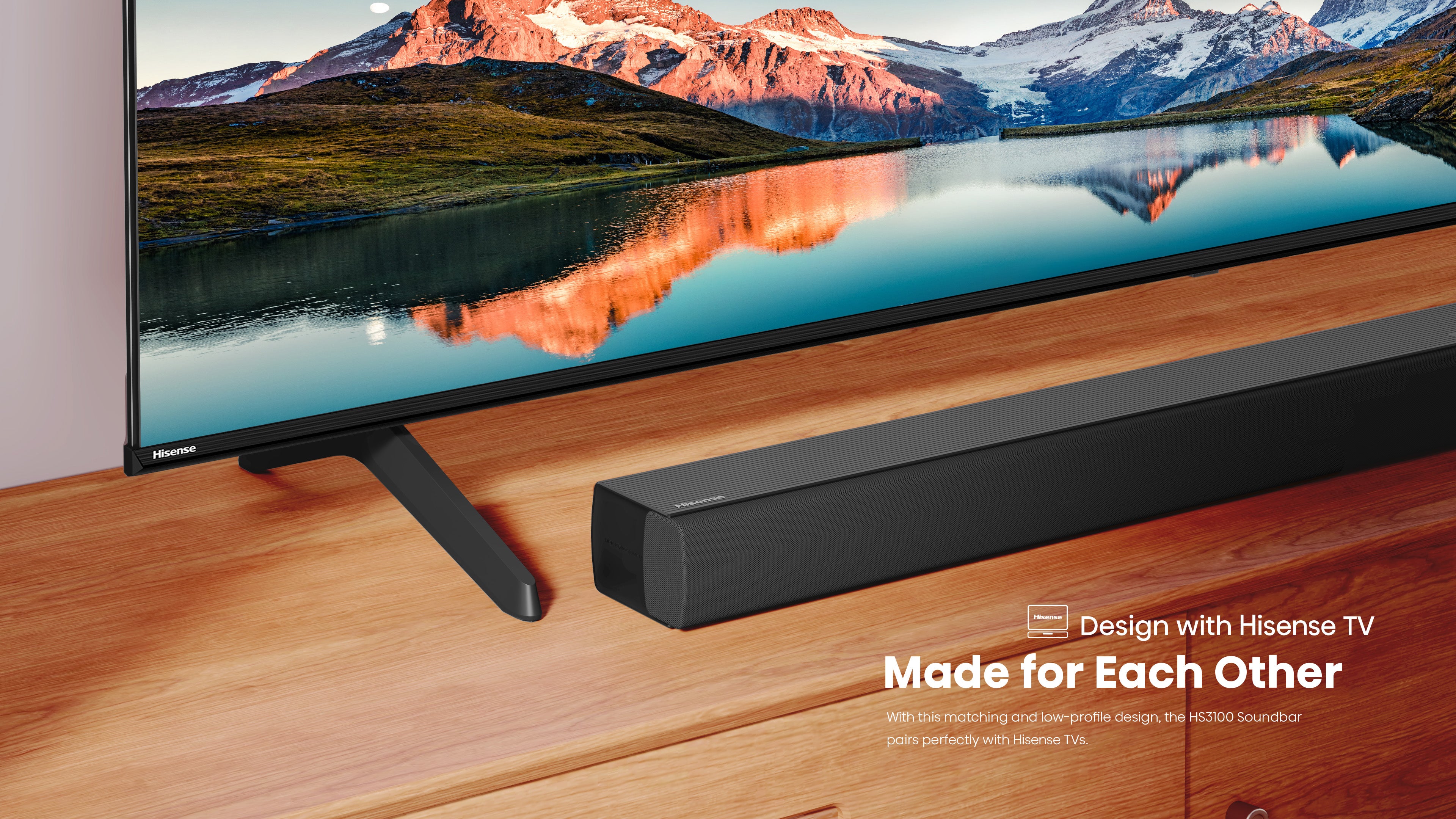 3.1 Channel Soundbar With 6.5-inch Wireless Subwoofer,Ezplay,Tv Mode, 3 Full-Range Speakers, 2 Tweeters, 480W Max Audio Power, 5.3 Wireless Bluetooth, Powered By DTS Virtual:X HS3100 Black