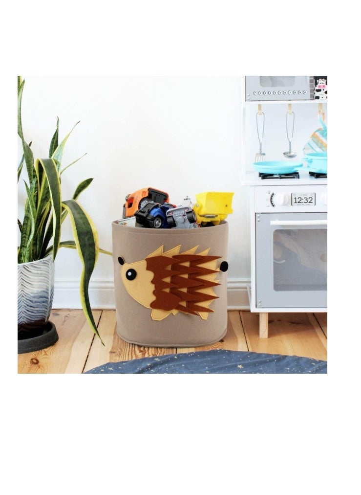 Kids Toy Storage Basket, Large Capacity Felt Storage Bucket, Washable Dirty Clothes Storage Basket, Laundry Basket,