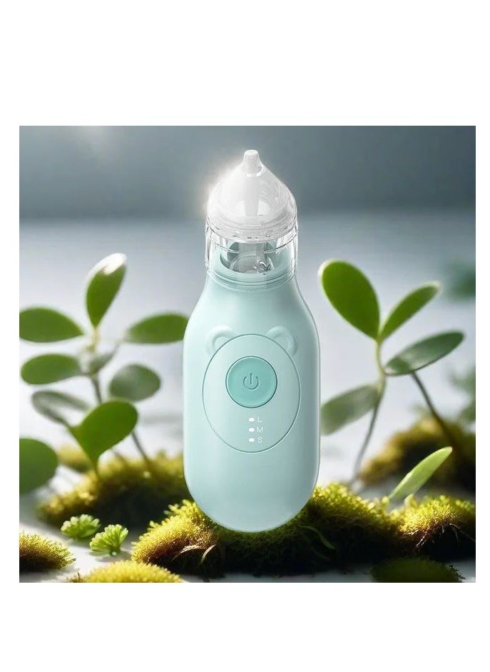 Wholesale Electric Nasal Aspirator 3 Modes Nose Sucker For Deeply Nose Cleaning Booger Mucus Snot Babies Kids Essentials, (Light Green)