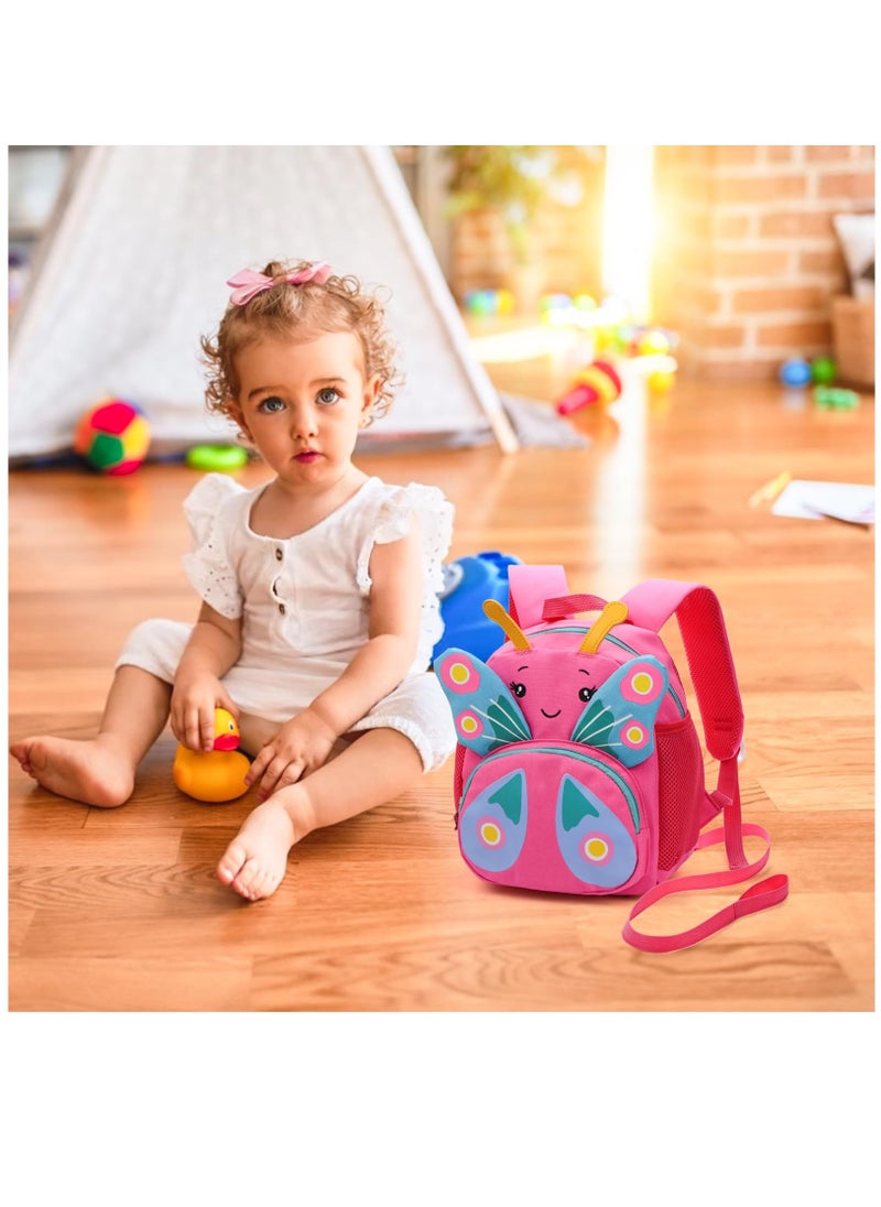 Toddler Backpack Leash, Mini Kids Skip Hop Backpack, Toddler Bookbag with Anti Lost Wrist Link, Cute Backpack Harness Leash, Preschool Lunch Boxes Carry Bag for Walking, Travel, Child