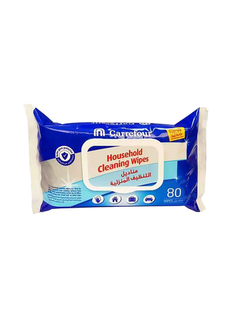 Household 80 Wipes