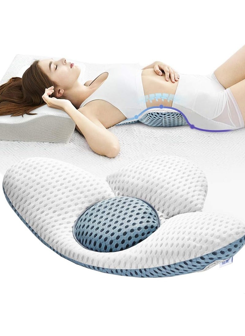 orthopedic pillow lumbar spine, lumbar support, lumbar support, bed pillow for sciatica, hip or leg