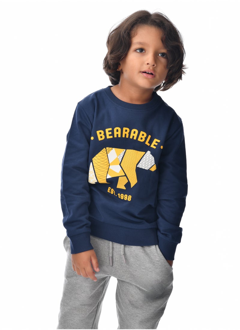 Boys' Sweatshirt  (2 - 8yrs) Navy