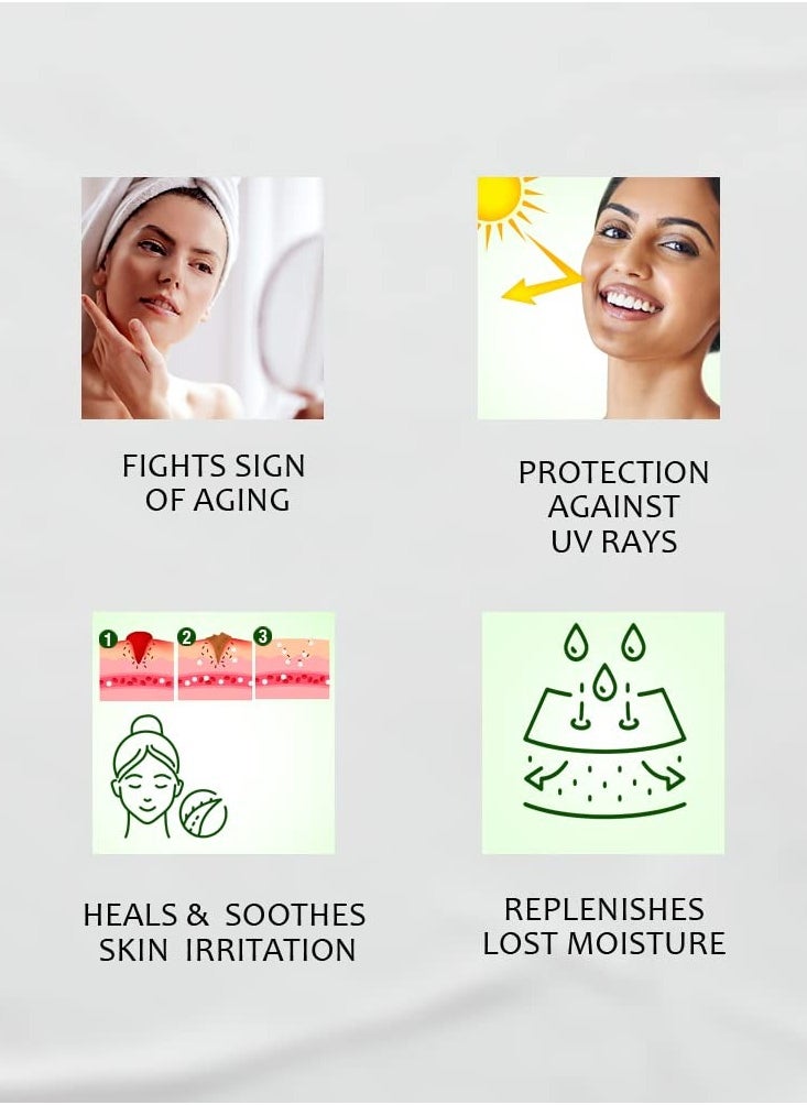 Sunny Aloevera & Calendula All Purpose Face Cream | Helps Prevent Scarring, Sunburn | Calendula Suitable For Delicate Skin | Aloevera Helps To Moisturize Skin & Gives a Healthy Glow, 500 gm