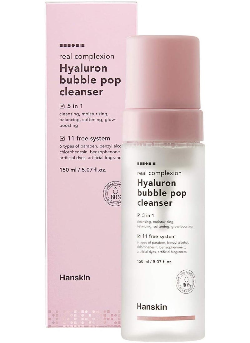 Hanskin Hyaluron Bubble Pop Cleanser 150Ml