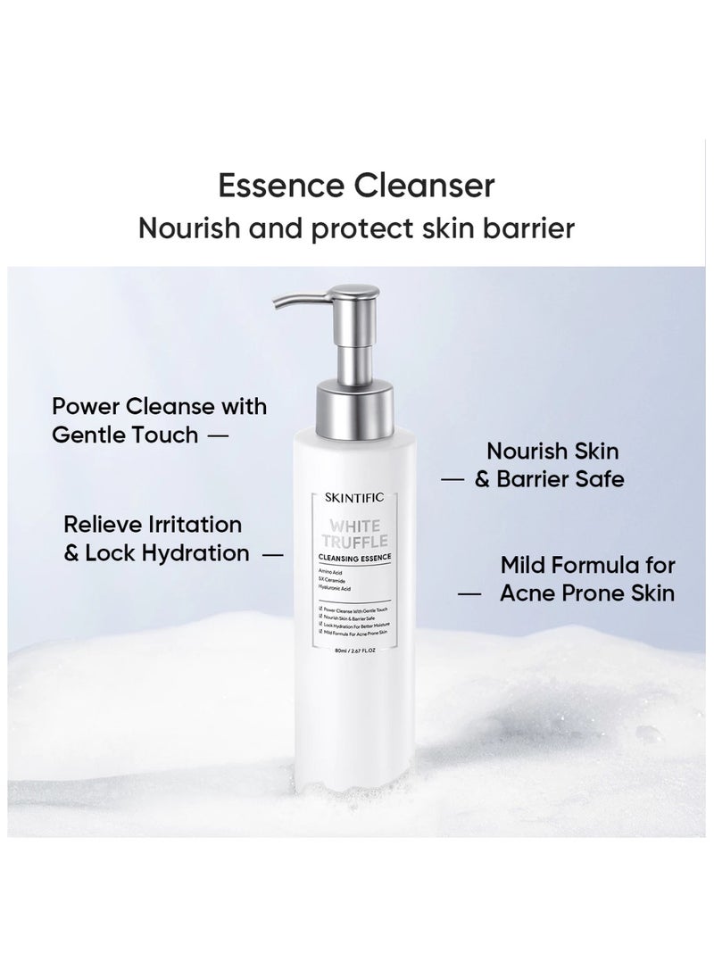White Truffle Cleansing Essence Cleanser Facial Wash Serum Nourish and Protect Skin Barrier 80ml