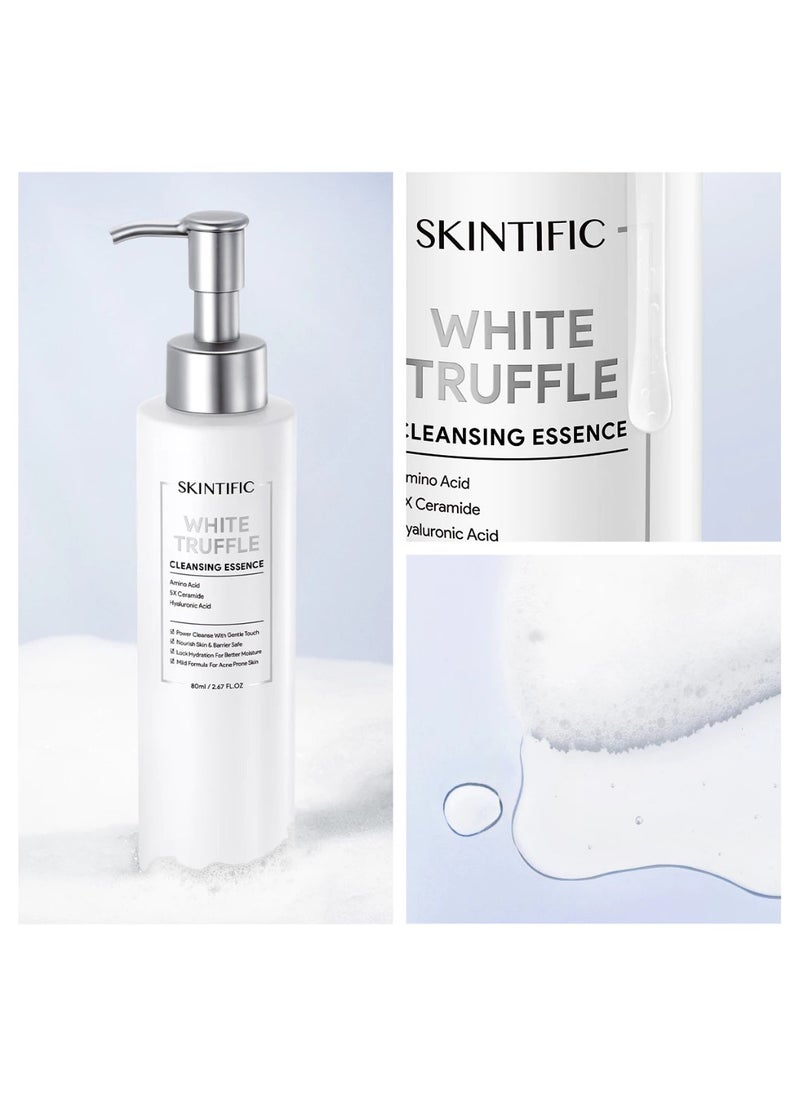 White Truffle Cleansing Essence Cleanser Facial Wash Serum Nourish and Protect Skin Barrier 80ml