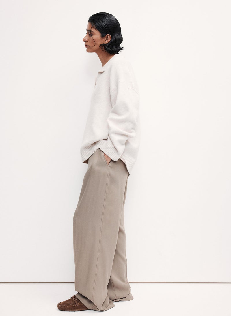 Tailored Turn-Up Trousers