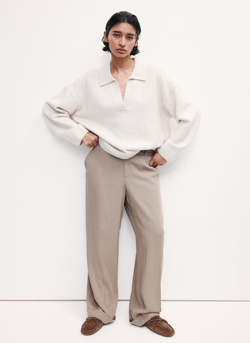 Tailored Turn-Up Trousers