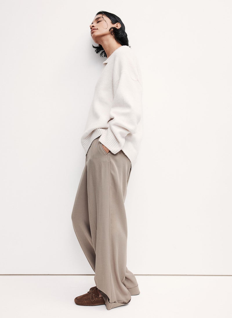 Tailored Turn-Up Trousers