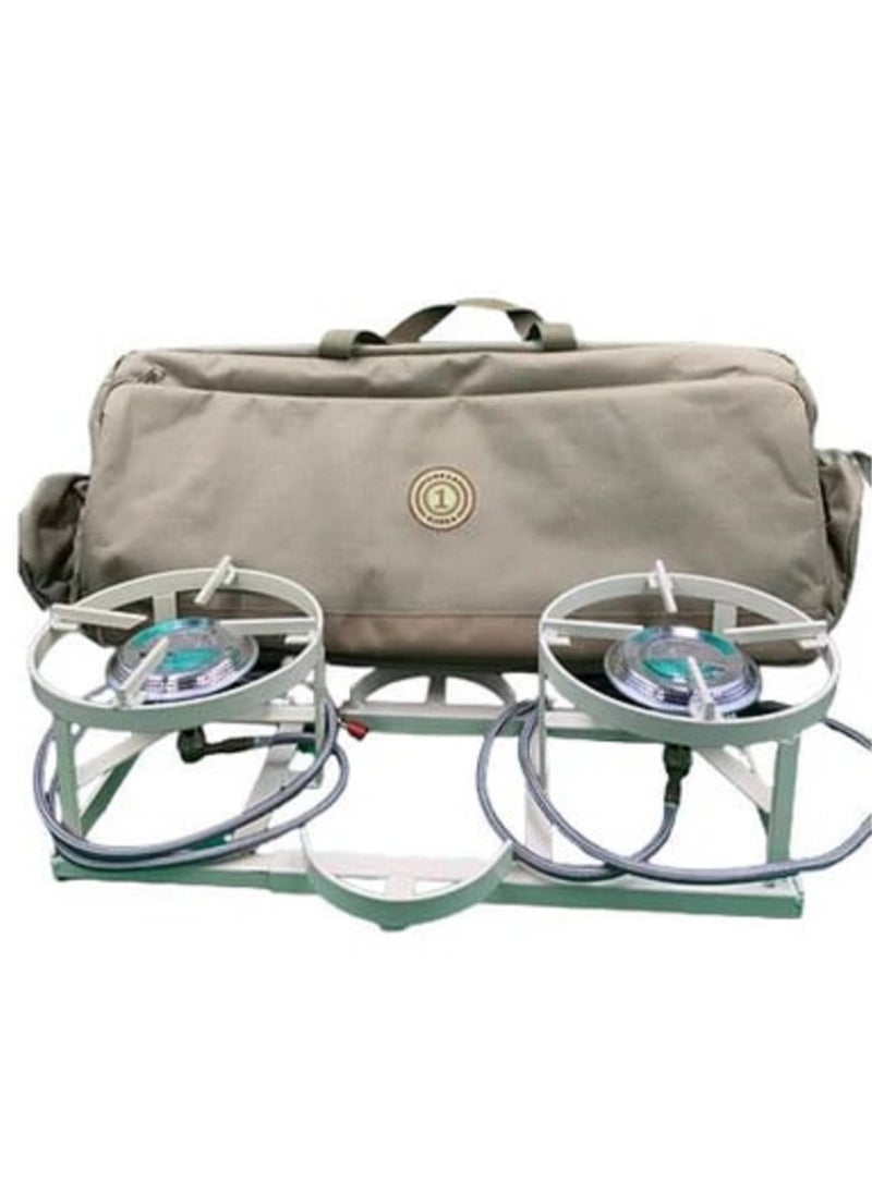 Portable Detachable Camping Dragon Stove With Carry Bag