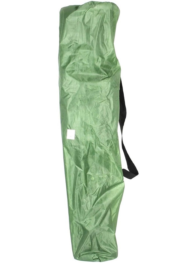 Portable Folding Camping Chair with Armrests - Green
