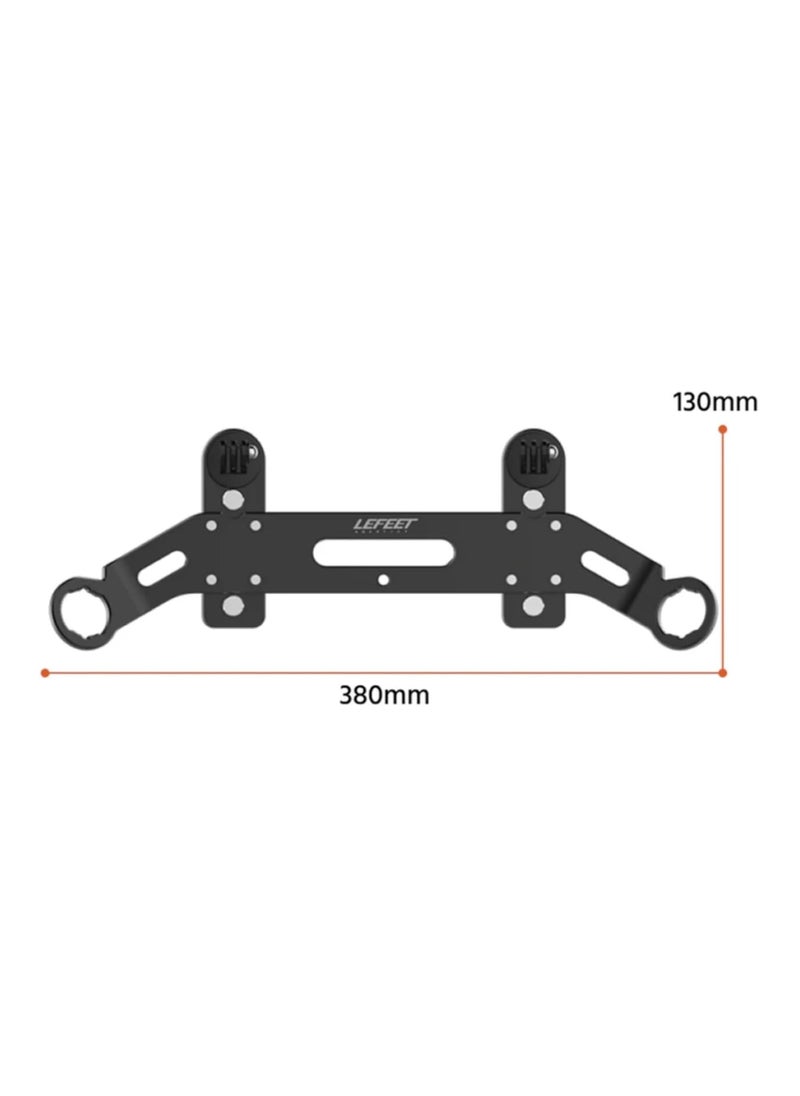 MADNESS SPORTS TRADING LEFEET Dual Jet Rail Kit for Lefeet Underwater Sea Scooters S1pro Black