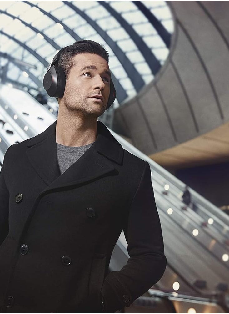 Jabra Evolve2 85 Wireless PC Headset (Top Rated Office Headphone & Mic) Advanced Noise-Cancelling Stereo Headphones with Long Battery Life, UC Certified, and Bluetooth USB-A Adapter