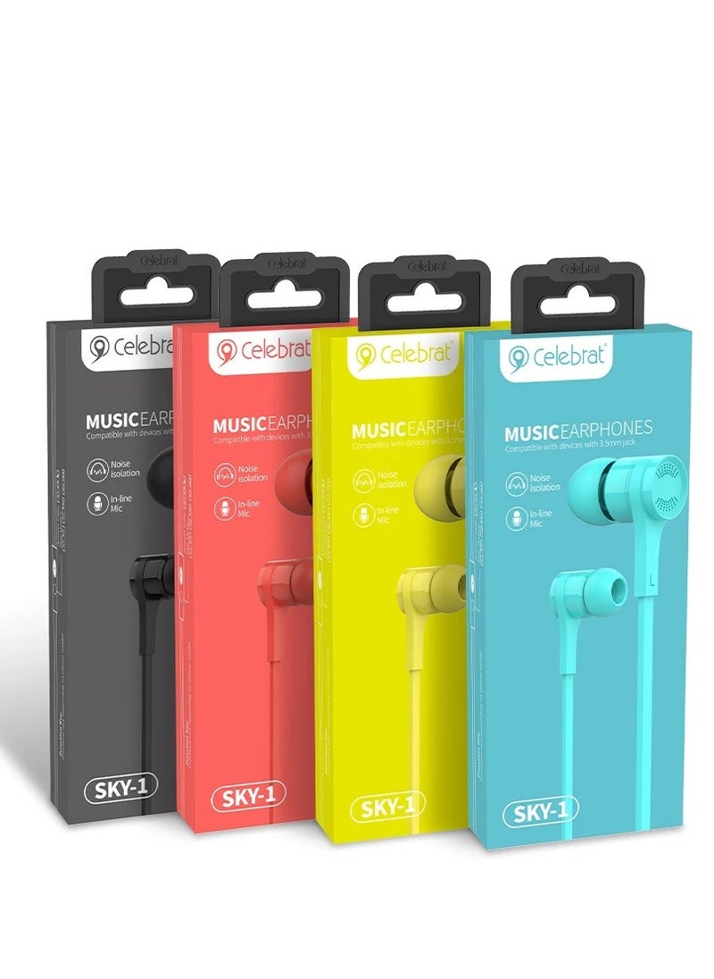 Celebrat SKY-1 Music Earphones