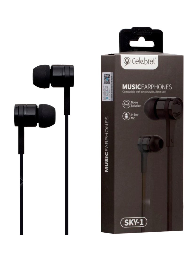 Celebrat SKY-1 Music Earphones