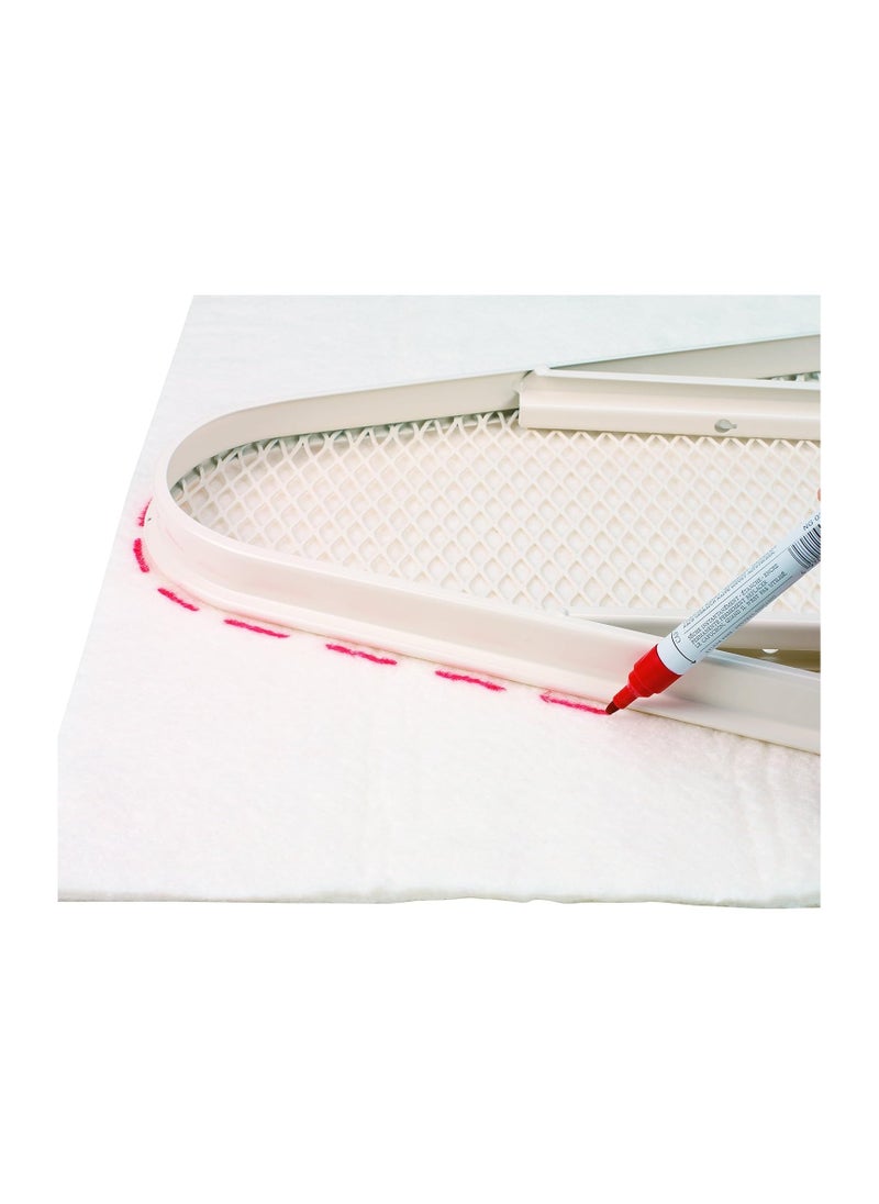 Brabantia 196423 Ironing Board Cover Replacement Felt Pad - White