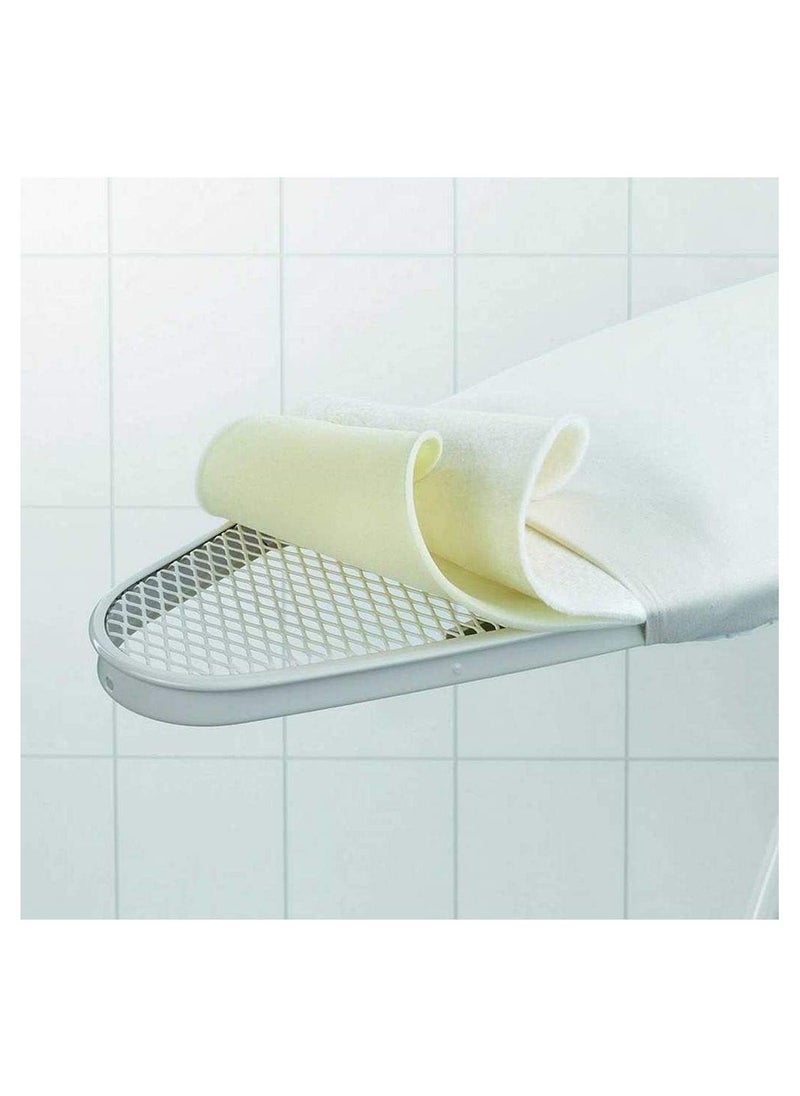 Brabantia 136702 Metallised Silver Ironing Board Cover, L 124 x W 45 cm, Size C